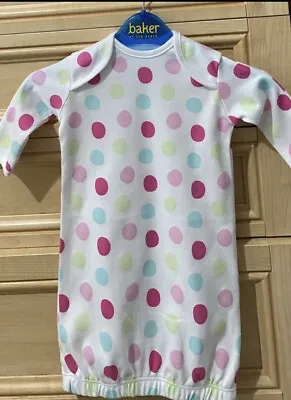 Baby Girls Nighties Baby Grow With Elasticated Base Size 0-3months • £3.50