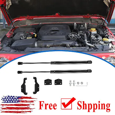 Front Hood Lift Support Struts Gas Shocks Accessories For Jeep Wrangler JL 2018+ • $54.86