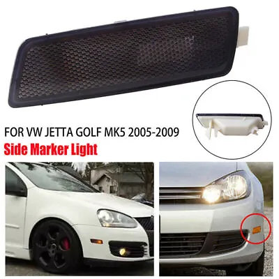 For 06-2009 VW MK5 RABBIT/GTI/JETTA Front Bumper Side Marker Light - Smoke Left • $8.98