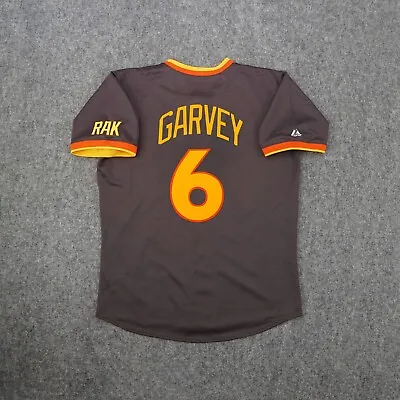 Steve Garvey 1984 San Diego Padres Men's Cooperstown Brown Away Throwback Jersey • $149.99