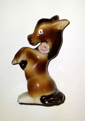 Donkey Mule Burro Vintage Figurine Ceramic 3-1/2  Japan • $5.77