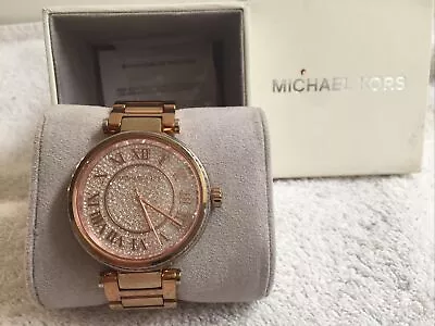 Michael Kors Skylar MK5868 Womens Stainless Steel Analog Dial Quartz Watch MP261 • $30