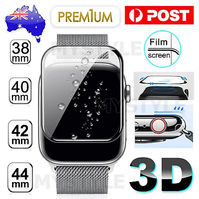 $4.45 • Buy For Apple IWatch Series 2 3 4 5 6 38/40/42/44mm Tempered Glass Screen Protector