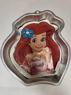 Wilton Disney Little Mermaid Ariel Cake Pan 2105-4355 Aluminum Princess Cakepan • $10