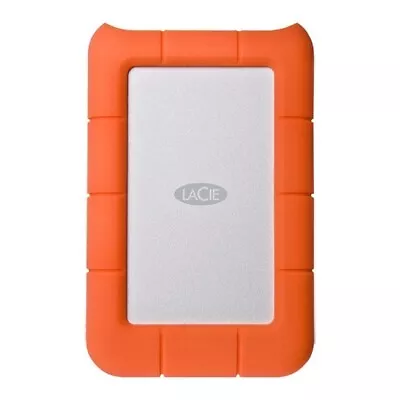 LaCie 5TB Rugged USB 3.1 Type C Portable External Hard Drive For Windows Mac • £199