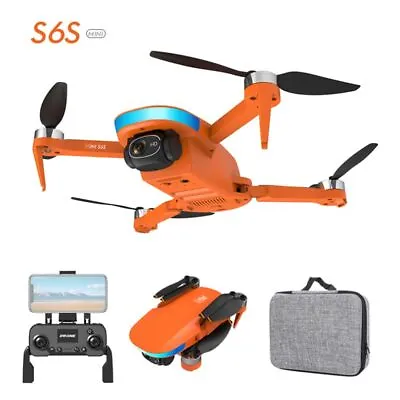 S6S GPS 5G Wifi FPV Camera  Drone 4K Dual HD EISLight Folding Quad RC Helicopter • $122.32