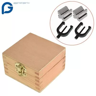 90 Degree Angle 1-5/8  X 1-1/4  X 1-1/4  V-Block And Clamp Set Hardened Steel • $36.77