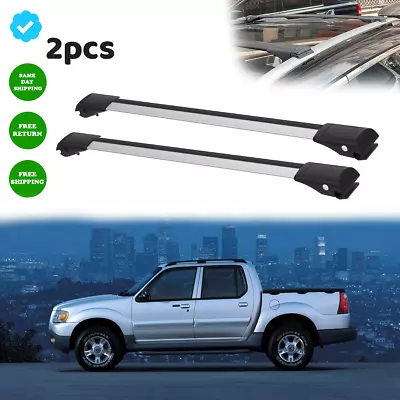 Fit Ford Explorer Sport Trac 2001-2005 Roof Rack Cross Bars Silver Carrier Bar 2 • $129