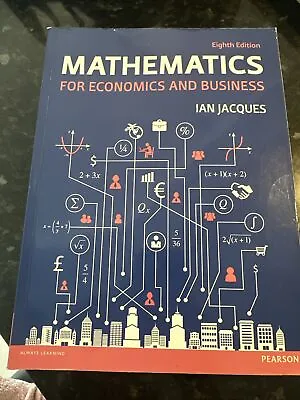 Mathematics For Economics And Business By Ian Jacques (Paperback 2015) • £14.27