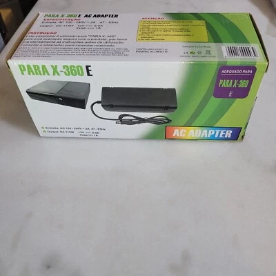 $23.99 • Buy For Microsoft Xbox 360 E Power Supply Brick Charger Adapter Cable Cord Brand New