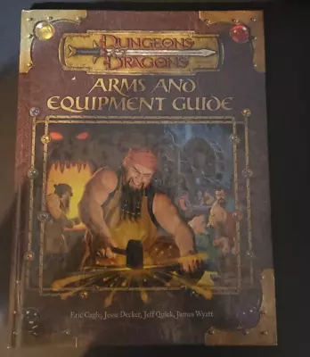 Dungeons & Dragons - ARMS AND EQUIPMENT GUIDE Hardcover • $24.99