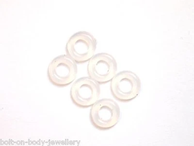£2.59 • Buy Pair Of Spare 'O' Rings - Black Or Clear - 12 Sizes