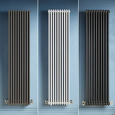 Traditional 2/3 Column Radiator Cast Iron Vertical Column Tall Upright Rad 1800 • £14.99