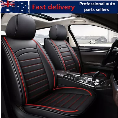 Luxury Leather Car Seat Covers Full Set Front Rear Cushion Fit For Ford Ranger • $164