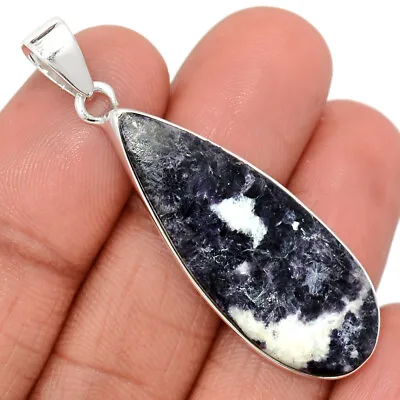Natural Purple Lepidolite 925 Sterling Silver Pendant Jewelry CP38542 • $16.99