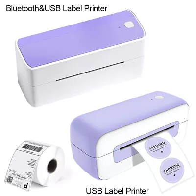 Bluetooth/USB Thermal Shipping Label Printer For Shipping Packages Amazon Lot • $16.99