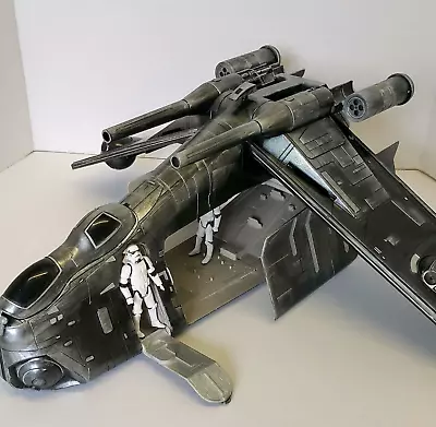 Star Wars Cassian Andor Republic Gunship Vintage Black Series Kenner Custom • £399