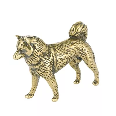 Handmade Pure Copper Dog Antique Decorative Handicraft Collection • $11.99