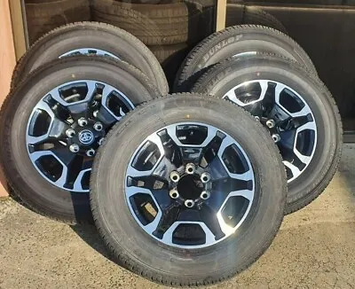 $1780 • Buy 5x 18  Genuine Hilux Wheels And Tyres In Excellent Condition- 18x7.5 6/139.7 30P