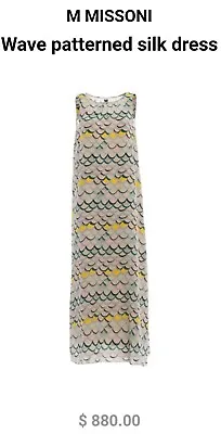M Missioni Wave Silk Long Dress $880 • $299