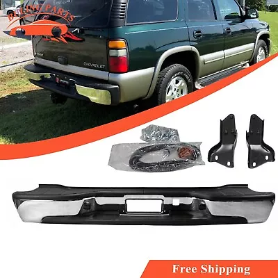 NEW Complete Chrome Rear Bumper For 2000-2006 Chevy Tahoe Suburban GMC Yukon XL • $144.49