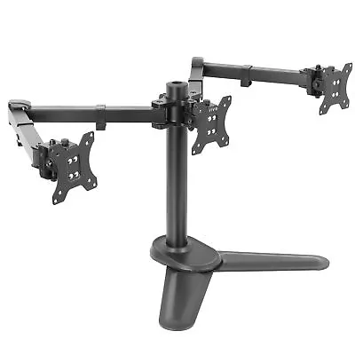 VIVO Triple Monitor Desk Stand Mount FreeStanding Adjustable 3 Screens Up To 24  • $49.99
