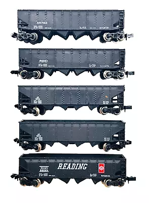 American N Gauge - 5 X Hopper Wagons Canadian Pacific/reading Unboxed • £29.95