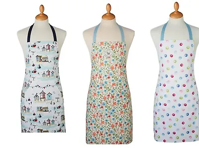 Mens Ladies Cotton Apron Cooking Chef Kitchen Baking BBQ Grill  BAKEWARE Bar New • £8.99