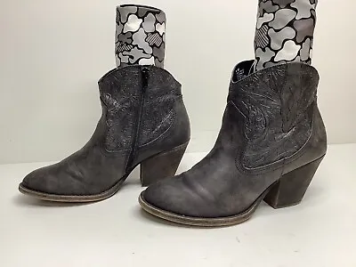 Vtg Womens Maurices Casual Charcoal Boots Size 9 M • $21.99