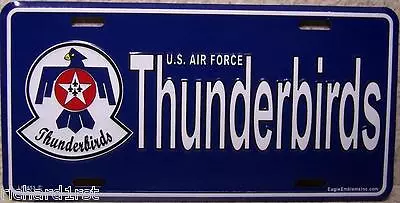 Aluminum Military License Plate Air Force Thunderbirds • $17.50