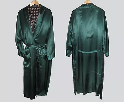 Vtg Nwot Stafford Rich Green 100% Silk Loungewear/nightwear/robe One Size • $87.99