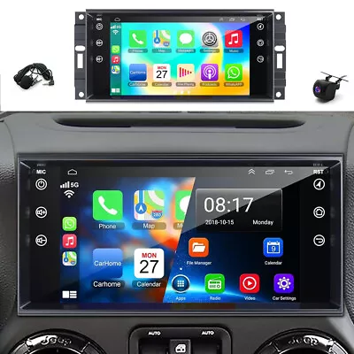 Car Stereo Apple CarPlay For Jeep Wrangler 2007-2017 Android 13 Radio GPS Navi • $139