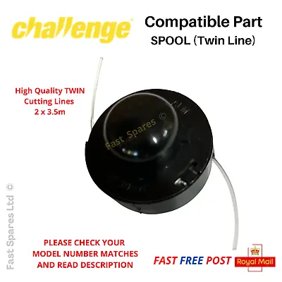 Challenge SRT350B  Spool & Line For Grass Strimmer Trimmer  FAST POST • £8.95