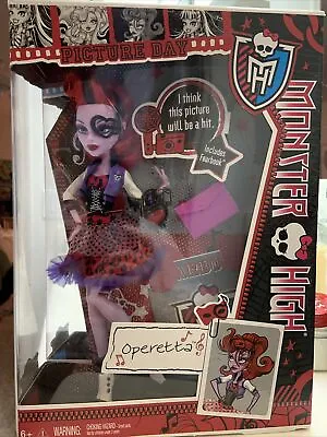 2012 Monster High Picture Day OPERETTA Doll NEW • $150