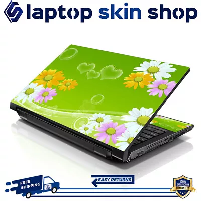 Laptop Skin Sticker Notebook Decal Sunflower Floral  For Dell Apple Asus 17 -19  • $12.95