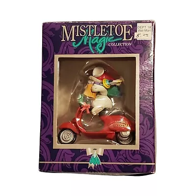 Mistletoe Magic Collection Ornament Mouse On Red Scooter Merry Christmas 9604956 • $16.99