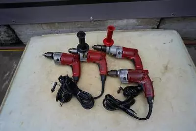 Milwaukee Magnum Drills Hammer Drill Work Fine Set Of 4 Nice Shape. • $149.99