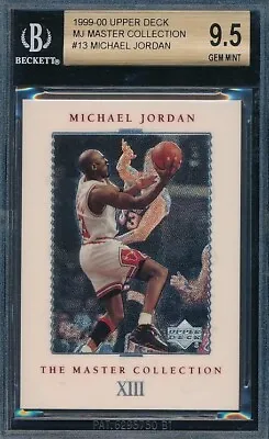 Michael Jordan 1999 Upper Deck Ud Master Collection #/500 Bgs 9.5 Gem Card #13! • $349.99