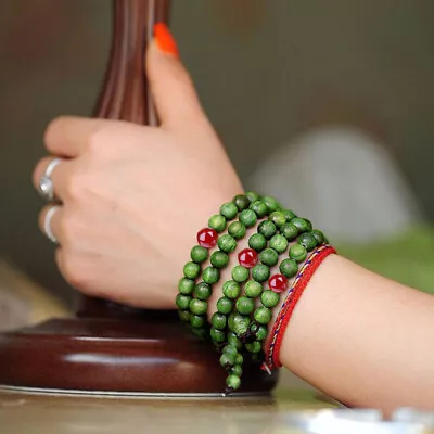 2PCS Mala Beads Bracelet 108 8mm Prayer Meditation Sandalwood Elastic Bracelets • $7.99