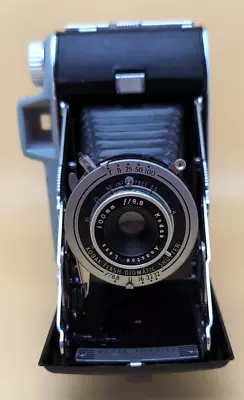 Vintage Kodak Tourist Folding Camera Diomatic Shutter W/ Film UNTESTED LOOK C7 • $19.99