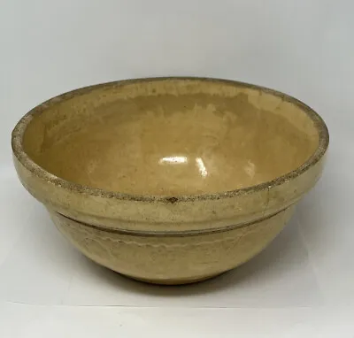 Vintage Medalta Potteries Mixing Bowl Yellow Ware Medicine Hat Alberta Antique • $19.99