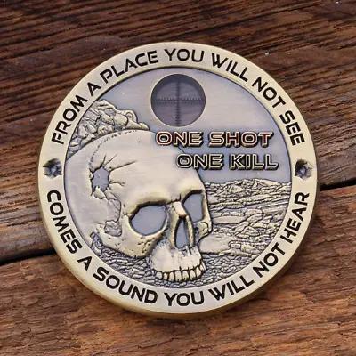 Sniper One Shot One Kill Challenge Coin • $18.97