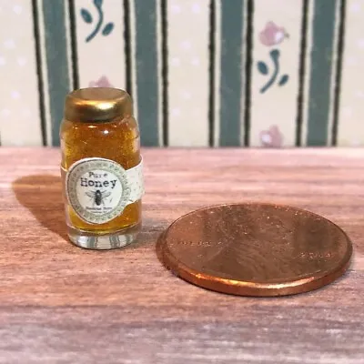 Dollhouse Miniature Food 1:12 - Jar Of Honey With Label • $3.95
