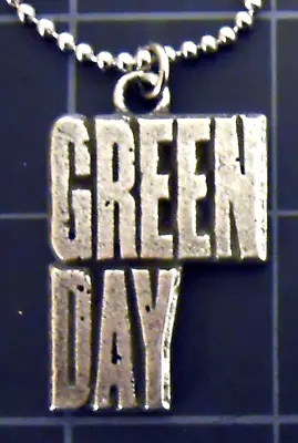 GREEN DAY Pendant Stainless Steel Ball Chain New Old Stock Rare 2005 Necklace • $75