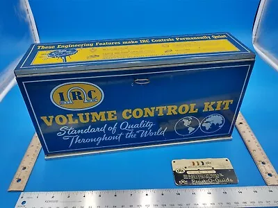 Vintage Advertising Metal Display IRC Volume Control Kit Tube Radio Parts #1093 • $15