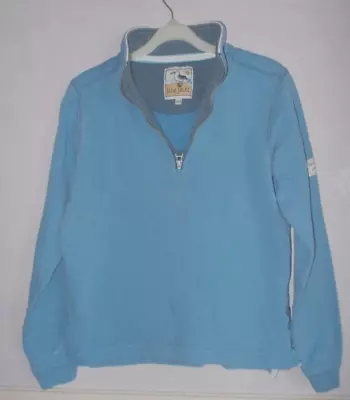 LAZY JACKS  Boy's 11-13Yrs Blue Zipped  Sweat Top • £3.50