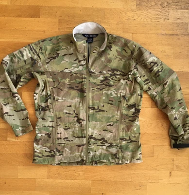 £345 • Buy Authentic Arcteryx Leaf MTP Shell Combat Jacket L UKSF SAS Multicam