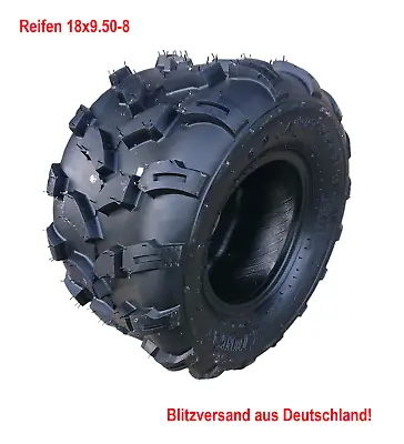 Tyre 18x9.50-8 33F Junkai For Lawn Tractor Ride-On Quad Atv Snow Shovel • £57.40