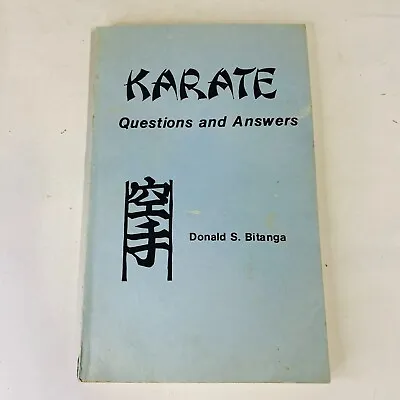 $100 • Buy Karate Questions And Answers By Donald S. Bitanga - Mars Publishing Co. - PB