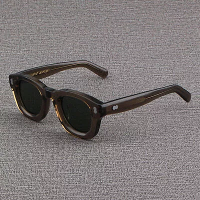 MOSCOT LEMTOSH Sunglasses Women Retro Grey Green Thick Frame Plate Polarized Men • $62.99